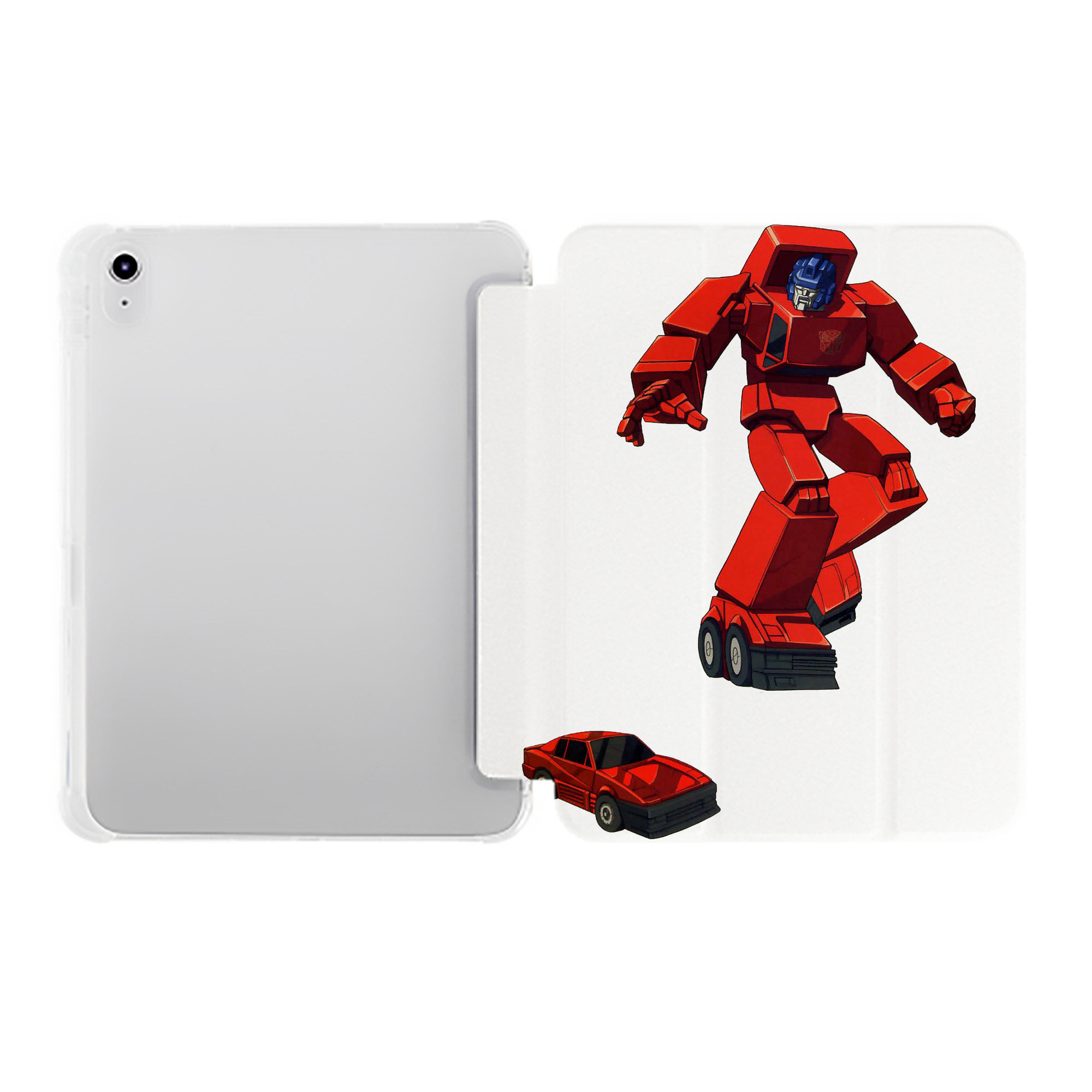 （画像用）  IPad ケース ペン収納付き 三つ折りスタンド PUレザー×シリコン 対応機種9.5/10.5/10.9インチ